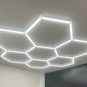 Meilleures ventes, <span class=keywords><strong>éclairage</strong></span> hexagonal à grille hexagonale pour <span class=keywords><strong>garage</strong></span> d'<span class=keywords><strong>atelier</strong></span> à haute luminosité - Product Image 3