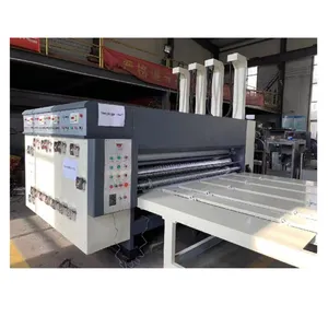 Vente Carton Carton Imprimante Slotter Die-Cutter Machines Chaîne Type Impression Ondulé Machines