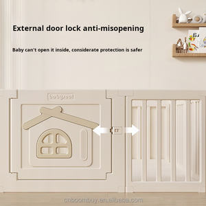 Corralito Moderno para Niños, <span class=keywords><strong>Parque</strong></span> Infantil Interior para Bebés, con Características de Seguridad de Plástico para Parques y Muebles de Salón Escolar - Product Image 2