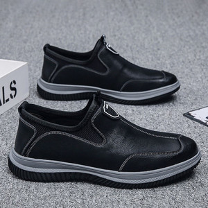 Scarpe da Passeggio per Uomo in Pelle PU, Mocassini Slip-<span class=keywords><strong>on</strong></span> Stile Walking - Product Image 2