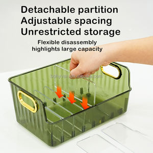 Cucina sigillata contenitore di plastica portatile per spezie per Snack, scatola per vassoio con divisorio - Product Image 4