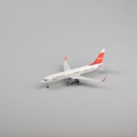 Modèle d'avion en résine moulée sous pression de 20 cm 737 Nordwind Airlines avec simulation de roues, cadeau