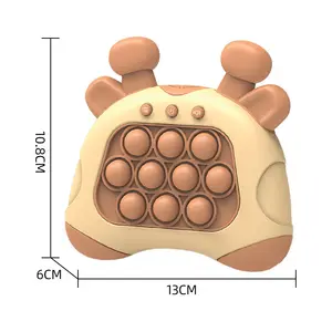 Scorta del produttore di nuovi puzzle per console di gioco a spinta rapida per marmotta, sollievo dallo stress, interazione genitore-figlio, giocattoli luminosi