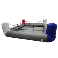 Anneaux de boxe gonflables de sol portables personnalisés avec logo pour l'extérieur, arène de terrain, anneau de boxe gonflable pour adultes