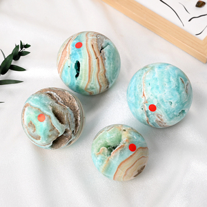 Wholesale High Quality Eco-Friendly Polished Natural Stones <b>Crystals</b> Hemimorphite <b>Ball</b> <b>Crystal</b> Decoration for Home Healing Gift - Product Image 1