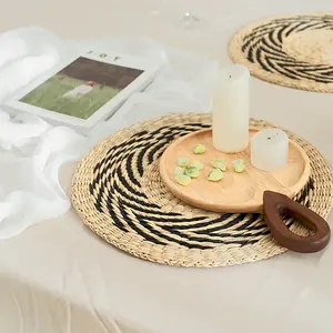 Napperon en osier artisanal, tapis de Table en jonc de mer naturel, tapis de Table tissé pour Table à manger, décor de maison et de Restaurant - Product Image 6