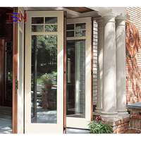 Porte pliante ultra-étroite en alliage d'aluminium et verre, système de pliage moderne pour entrée extérieure et salle de bain