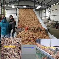 Déshydrateur de tourbe de noix de coco d'assurance commerciale/machine de dessiccateur de mousse/dessiccateur de tourbe de ceinture de maille avec le rendement élevé