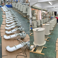 Peralatan bantu plastik Resin 50/100/150KG mesin pengering Hopper Eropa