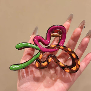 2026 New Rhinestone <b>Bow</b> Hair Claw <b>Clips</b> for Women Exquisite Hair Accessories for Stylish Updo Hairstyles - Product Image 3