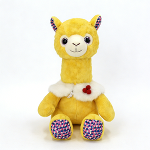 ตุ๊กตาหมีสีเหลืองพร้อมปกขนสีขาวและกระดุมสีแดง ขนาด 31 ซม.-50 ซม. สำหรับเด็กอายุ 2-4 ปี แบบยูนิเซ็กส์ - Product Image 2