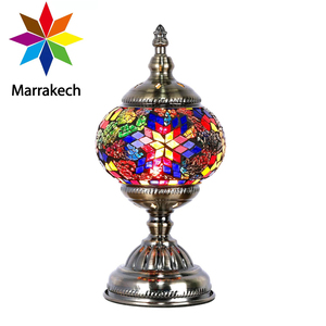 Marrakech Đèn Trang Trí Phong Cách Tiffany Độc Đáo Đèn Lồng Thủy Tinh Màu Ma-rốc Đèn Khảm Thổ Nhĩ Kỳ - Product Image 2