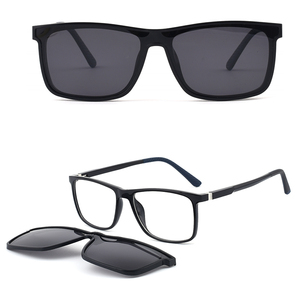 Gafas de sol magnéticas TR90 para hombre y mujer, lentes de sol con Clip, con logotipo personalizado, fabricante, novedad de <span class=keywords><strong>2023</strong></span> - Product Image 2