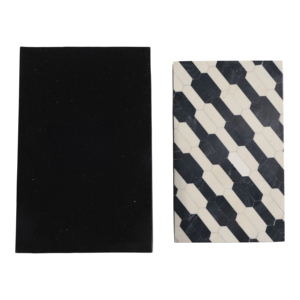 Scatola Decorativa con Motivo a Catena Geometrica, Contenitore Moderno in Resina e Legno con Coperchio per Gioielli e Arredamento Casa - Product Image 6