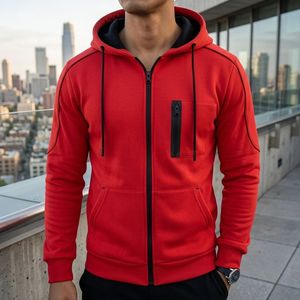 Chaqueta Cardigan Jimo <span class=keywords><strong>para</strong></span> <span class=keywords><strong>Hombre</strong></span> 2026, Sudadera Deportiva Casual con Capucha y Cierre <span class=keywords><strong>para</strong></span> Otoño e Invierno, Venta al por Mayor <span class=keywords><strong>para</strong></span> EE. UU., UE y China - Product Image 3