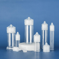 Vente en gros 10ml 15ml 30ml 60ml 100ml 120ml V3 PET Flacon compte-gouttes vide Bouchon résistant aux enfants Huiles essentielles