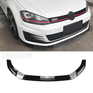 สำหรับรถโฟล์คสวาเกน กอล์ฟ 7 MK7 GTI R Rline ปี 2013 2014 2015 2016 สปอยเลอร์กันชนหน้า แผ่นกันกระแทกด้านล่าง บอร์ดแยกส่วน ใบมีด - Product Image 1