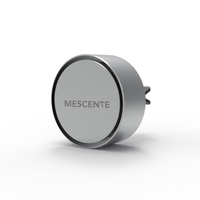 Diffuseur de parfum rond en métal de haute qualité Mescente pour voiture, clip de ventilation, désodorisant pour voiture