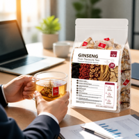 Thé aux herbes énergisant au Ginseng, Maca, Baies de Goji et Dattes Rouges, 30 Sachets refermables à fermeture éclair, Thé chinois aux herbes, Vente en gros OEM