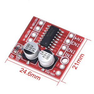 TZT Module d'entraînement de moteur à courant continu inversant la vitesse PWM double pont en H moteur pas à pas Mini Victory <span class=keywords><strong>L298N</strong></span> - Product Image 2
