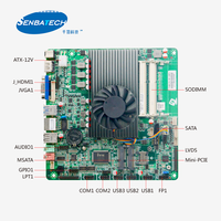 ITX-B530_D12L Itx Anakart AMD, Entegre AMD A6-5357M 2.9G Çift Çekirdekli Çift İş Parçacıklı İşlemci LVDS DDR3 Maksimum 16GB