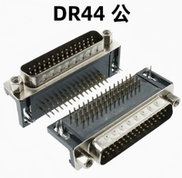 DR9/15/25/37/44, Connecteurs DB mâles et femelles, Type à sertir sur circuit imprimé, Pied coudé à 90 degrés, Prise VGA