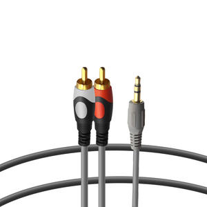 Cable divisor de Audio estéreo de alta calidad para auriculares Edifer Home Theater DVD, 3,5mm, macho a 2 RCA - Product Image 5