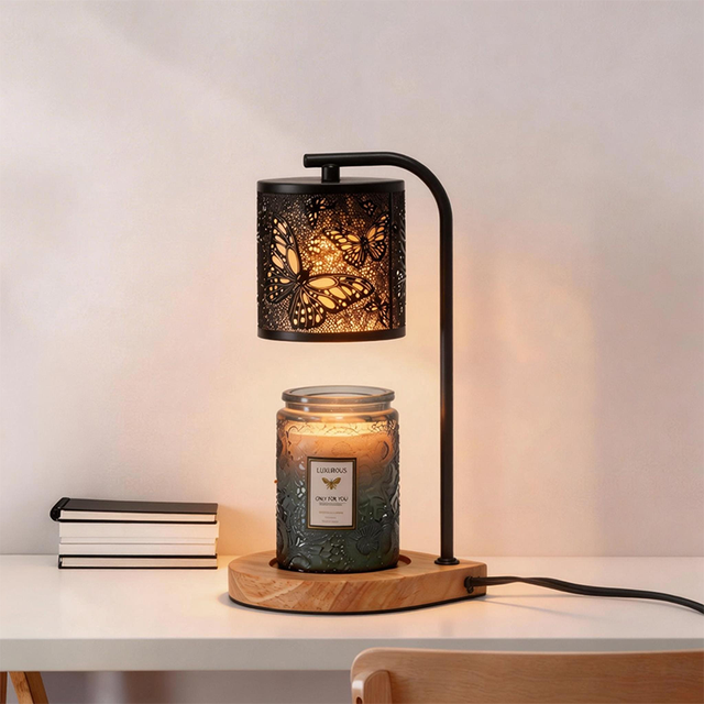 Scented Candle Wax Melter Burner - Vintage Lantern Design, Low Power, Safe for Kids & Pets, Ideal Gift for Housewarming