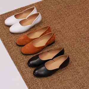 Mocasines Griegos Retro Coloridos con Cordones y Puntera Cuadrada, Estilo Británico Americano, para Oficina, Antideslizantes y Transpirables para Hombre - Product Image 1