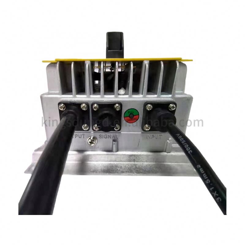 LiFePO4-oplader voor LifePO4 16S 48 V batterij, zwarte aluminium