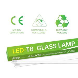 Tubo LED <span class=keywords><strong>de</strong></span> Vidrio T8 <span class=keywords><strong>de</strong></span> 0.6m y 9W, <span class=keywords><strong>Precio</strong></span> <span class=keywords><strong>de</strong></span> Fábrica al <span class=keywords><strong>por</strong></span> Mayor, 800LM, 3000-6500K Ajustable, 165-265V8000H, Tubo <span class=keywords><strong>de</strong></span> <span class=keywords><strong>Luz</strong></span> LED Duradero - Product Image 3