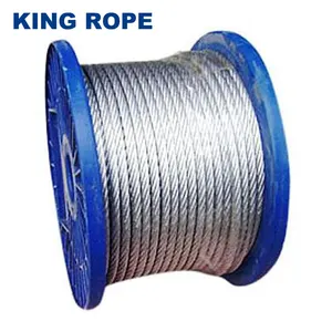 GOST 3077-80 Oil drilling high tensile strength 6x19S IWRC FC Steel Wire Rope
