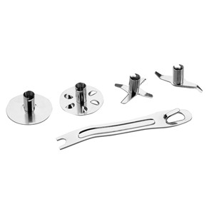 Set di accessori per tritacarne in acciaio inossidabile per uso domestico, materiali di alta qualità - Product Image 1