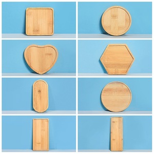 Mosaïque faisant fond d'embryon Design moderne enfants créatif bricolage bambou sous-verre napperon fait à la main carré rond plateau - Product Image 3