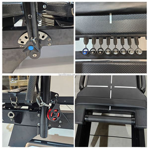 เครื่องพิลาทิสแบบรีฟอร์เมอร์ รุ่นเมจฟอร์เมอร์ คุณภาพสูง ทนทาน สีดำ ทำจากอะลูมิเนียม สำหรับสตูดิโอพิลาทิส เป็นมิตรกับสิ่งแวดล้อม ปรับได้อเนกประสงค์ สำหรับบริหารกล้ามเนื้อแกนกลาง - Product Image 3