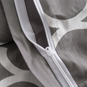 Bas prix conception géométrique Kutombana rotatif sérigraphie <span class=keywords><strong>lin</strong></span> 3 pièces literie adulte <span class=keywords><strong>couette</strong></span> drap de lit couverture ensembles pour la maison - Product Image 4