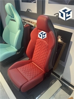 Sièges baquet de luxe sport racing pour voiture, avec panneau en fibre de carbone personnalisé et revêtement en cuir, version améliorée RS pour Audi A3 A4 A5 A6 A7 Q3 Q5 Q7 Q8
