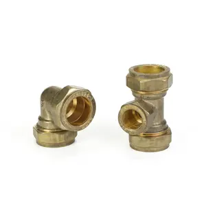 High Quality brass pipe fittings Brass gas valve fittings three-pronged gas valve