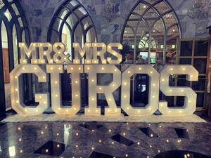 Custom Light Up Marry Me Letters <span class=keywords><strong>Mr</strong></span> & <span class=keywords><strong>Mrs</strong></span> 4FT 5FT Precio al por mayor DIY Tamaño - Product Image 4