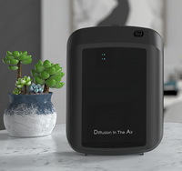 Smart Lock 12V 8W 400ml Noir Métal Électrique Huile Essentielle Batterie En Plastique Vente Chaude 501F Sans Eau Parfum Hôtels 1 An
