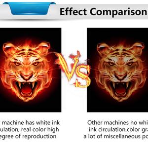 เครื่องพิมพ์ DTG อัตโนมัติขนาด A3 เครื่องพิมพ์เสื้อยืด 3 มิติ เครื่องพิมพ์ A3 DTG สำหรับพิมพ์ผ้าและสิ่งทอ - Product Image 6