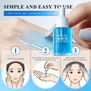 En İyi GHK-Cu Bakır Peptit Serumu Saf Kozmetik Sınıfı GHK-Cu Cilt Güçlendirici Kolajen Yenileyici ve Yaşlanma Karşıtı Nemlendirici Parlatıcı - Product Image 3