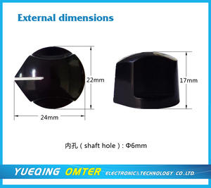 5013(24X17) 6.4mm 6mm Kenop <span class=keywords><strong>Bakelite</strong></span> <span class=keywords><strong>Vintage</strong></span> Bentuk Kepala Ayam Klasik untuk Pengatur Volume - Product Image 2