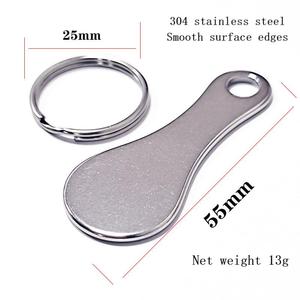 Portachiavi con Gettone per Carrello della Spesa Personalizzato dal Produttore Crea il Tuo Portachiavi con Moneta per Carrello - Product Image 2