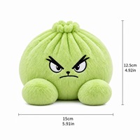 Peluche Squishy en forme de Ravioli Mignon, Jouet Anti-stress, Cadeau Surprise de Noël à Collectionner