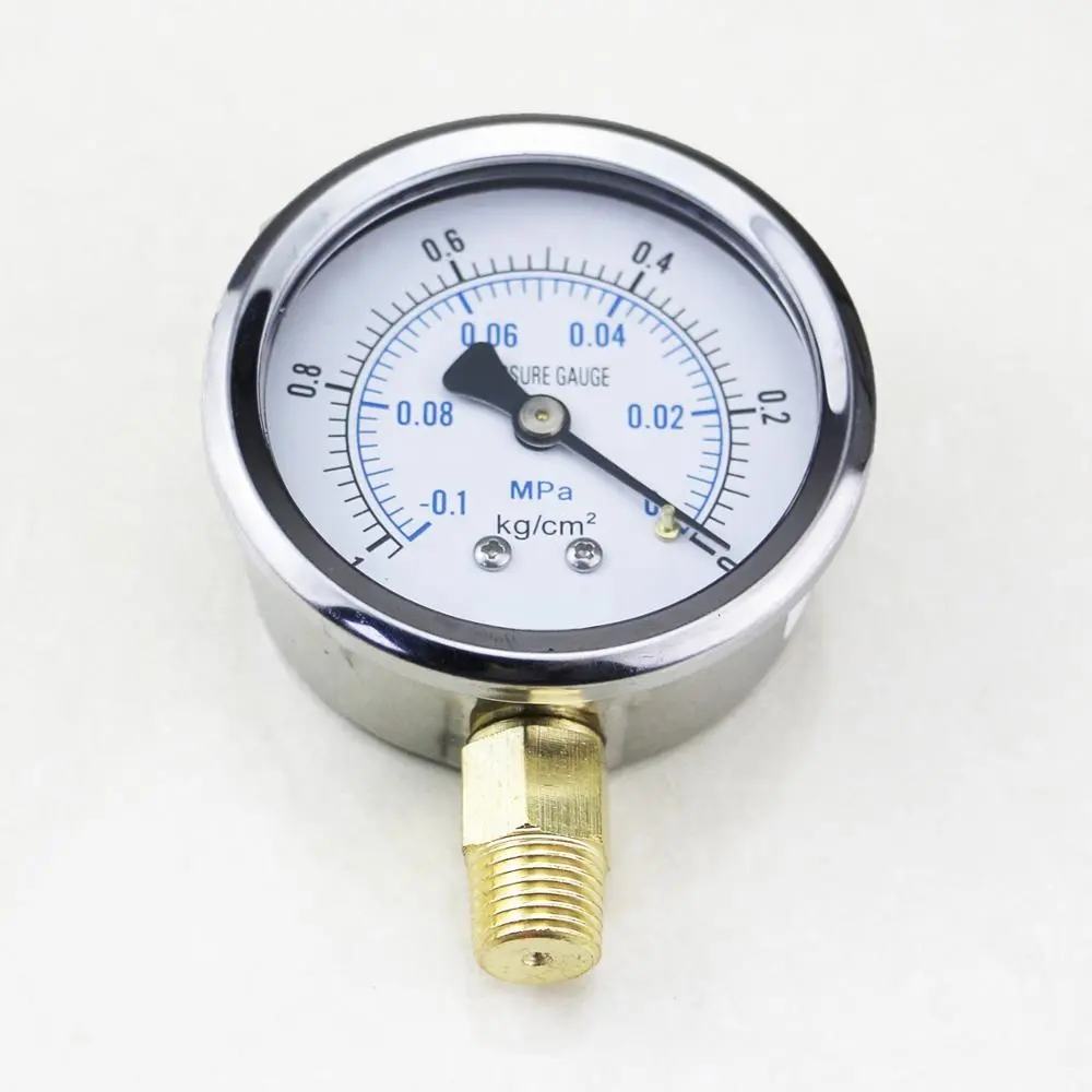 YN بوردون أنابيب الميكانيكية قياس ضغط الهواء الغازية والسائلة وسائل الإعلام المانومتر مقياس ضغط تفريغ الهواء الصانع