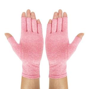 Guantes de algodón transpirables suaves de medio dedo para ciclismo al aire libre nuevo cuidado de rehabilitación presión articular belleza cuidado Personal - Product Image 6