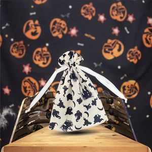 Bolsas de Algodón para Dulces de Halloween, Bolsas de Regalo con Cordón de Algodón para Dulces - Product Image 4