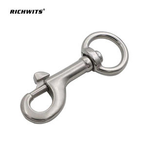 ห่วงคล้องสายจูงสุนัขแบบหัวเดียว ทำจากสแตนเลส ทนทาน สไตล์ตะวันตก พร้อมห่วงหมุนสำหรับพาสัตว์เลี้ยงเดินเล่น รวมถึงแมว - Product Image 1