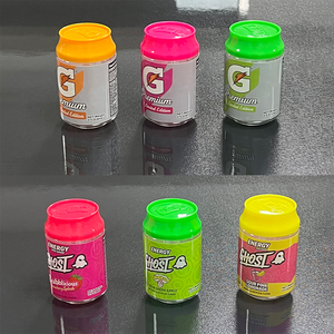 Emballage PCR personnalisé, pots à soda de 100 ml, emballage en vrac pour collations, pots en plastique pour bonbons gélifiés - Product Image 2